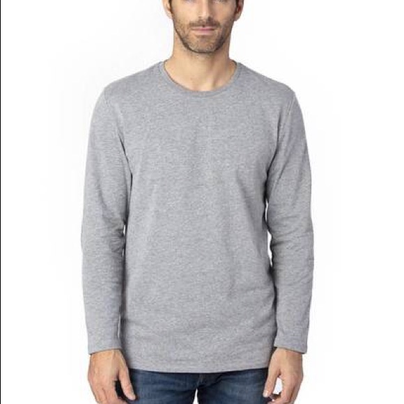 Alternative Apparel Long Sleeve Tee in Gray - Picture 1 of 8